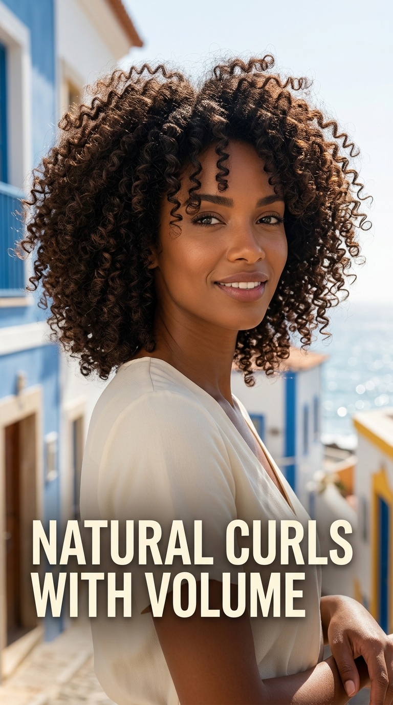 Natural Curls with Volume