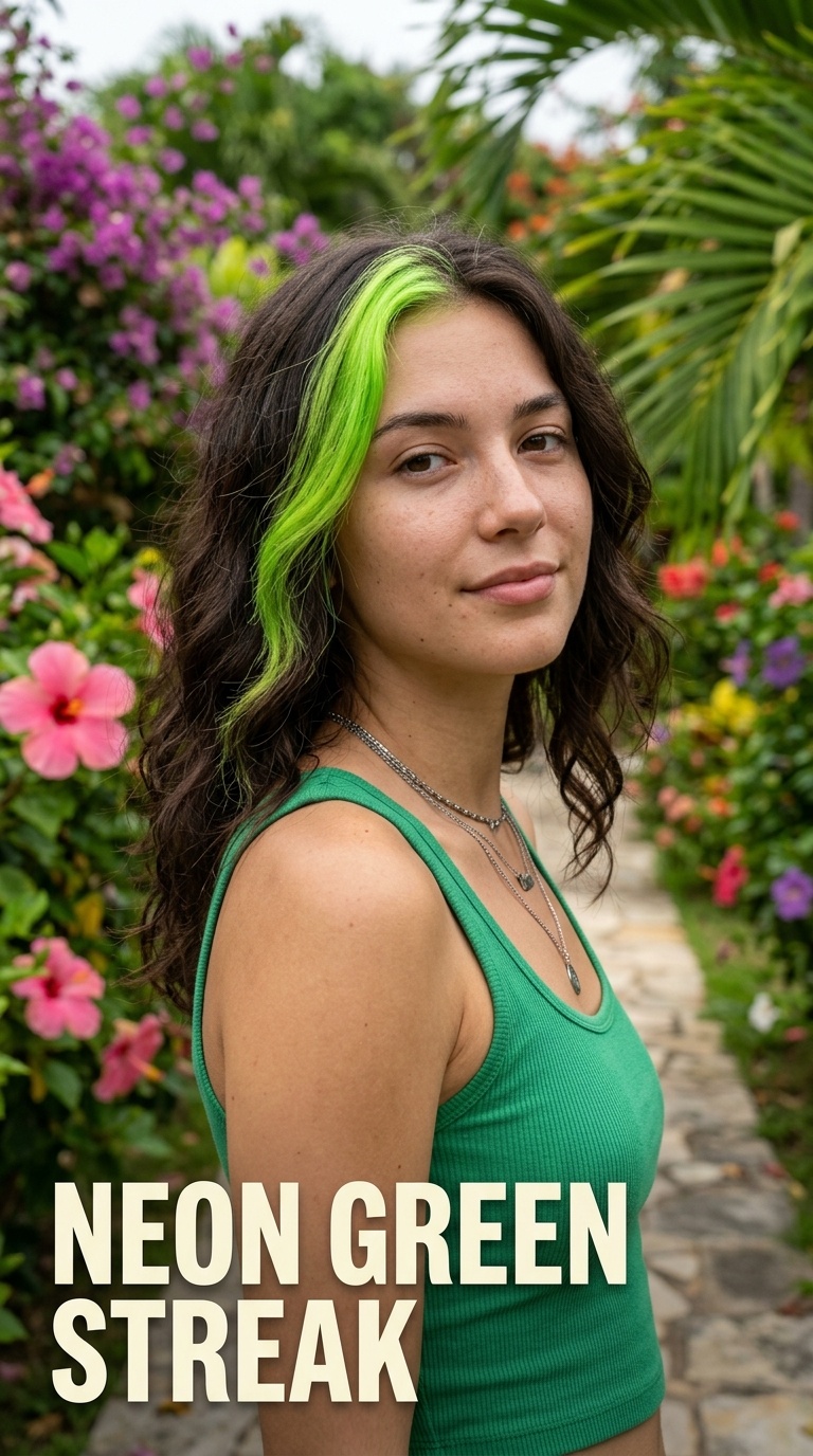 Neon Green Streak