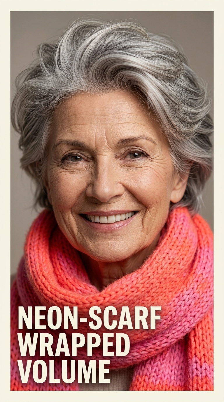 Neon-Scarf Wrapped Volume