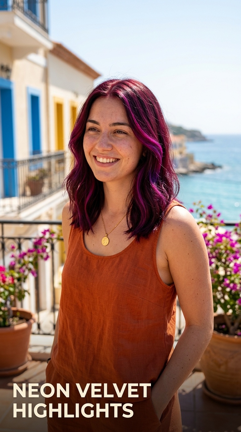 Neon Velvet Highlights