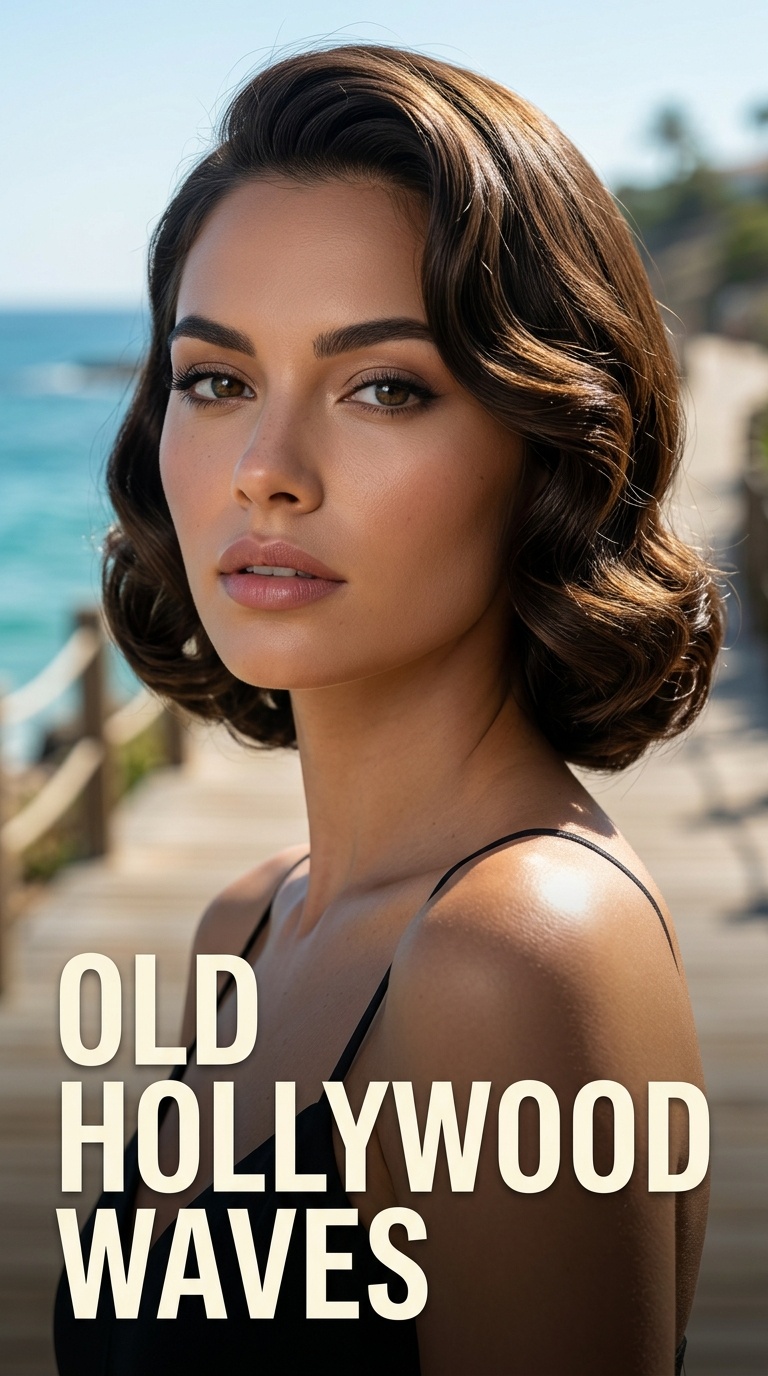 Old Hollywood Waves