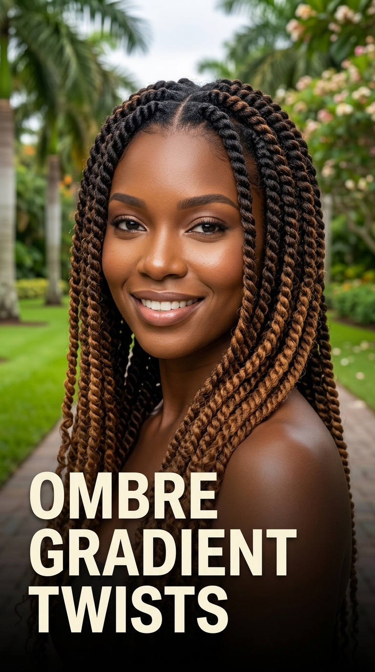 Ombre Gradient Twists
