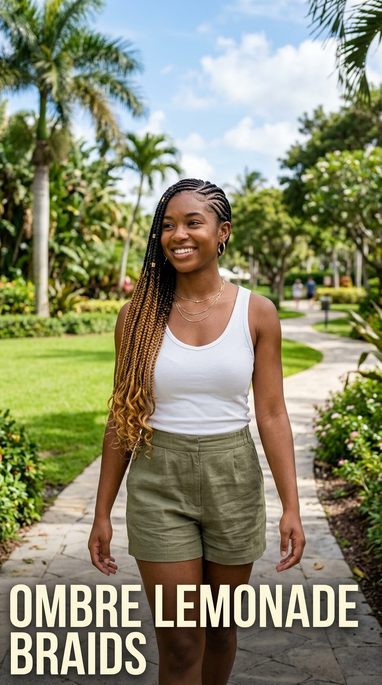 Ombre Lemonade Braids