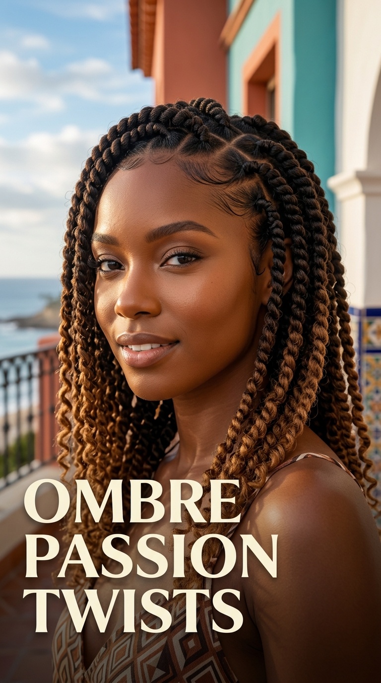 Ombre Passion Twists