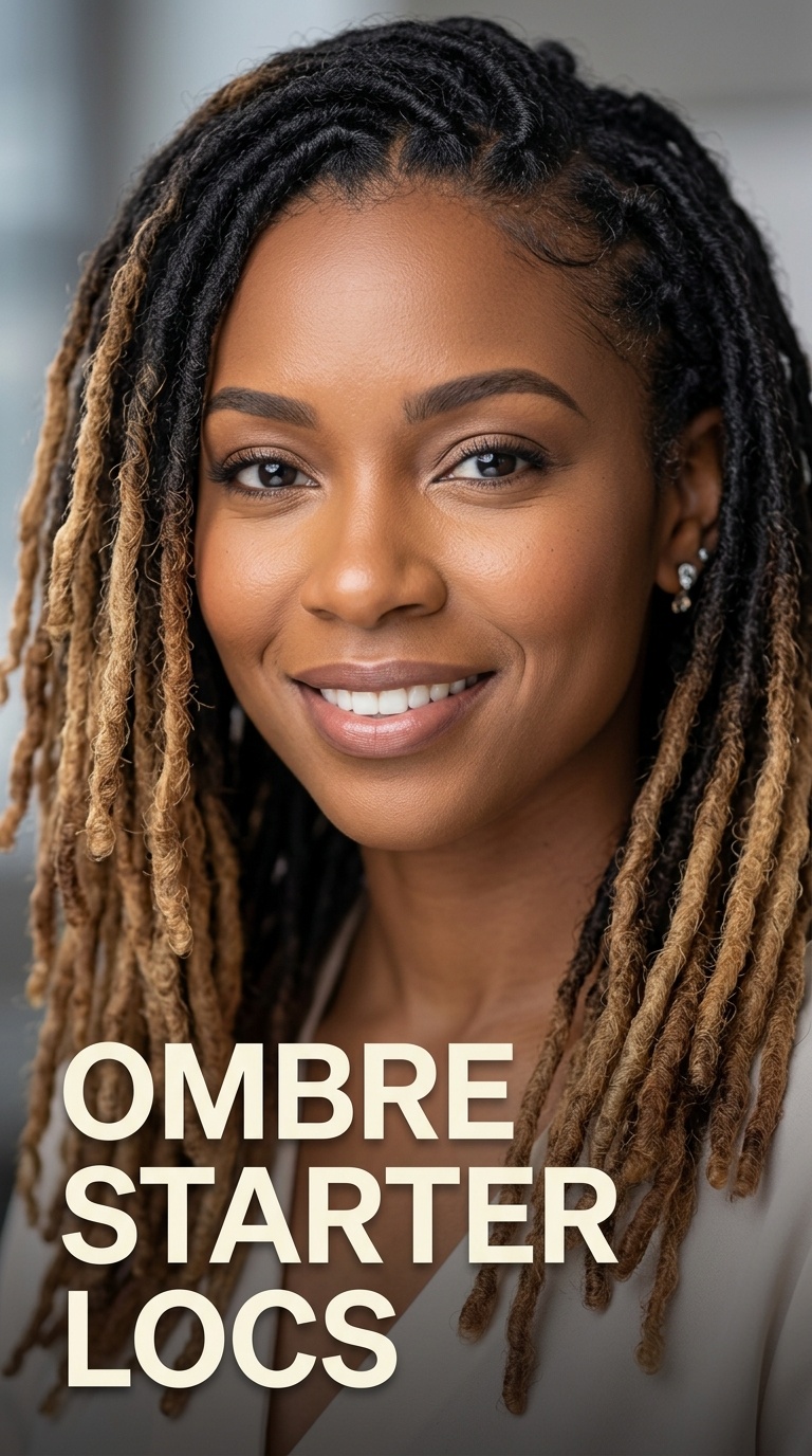 Ombre Starter Locs