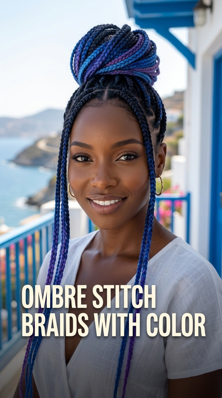 Ombre Stitch Braids with Color