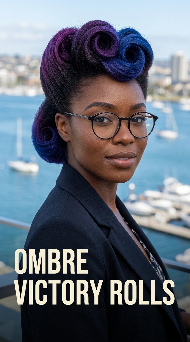 Ombre Victory Rolls