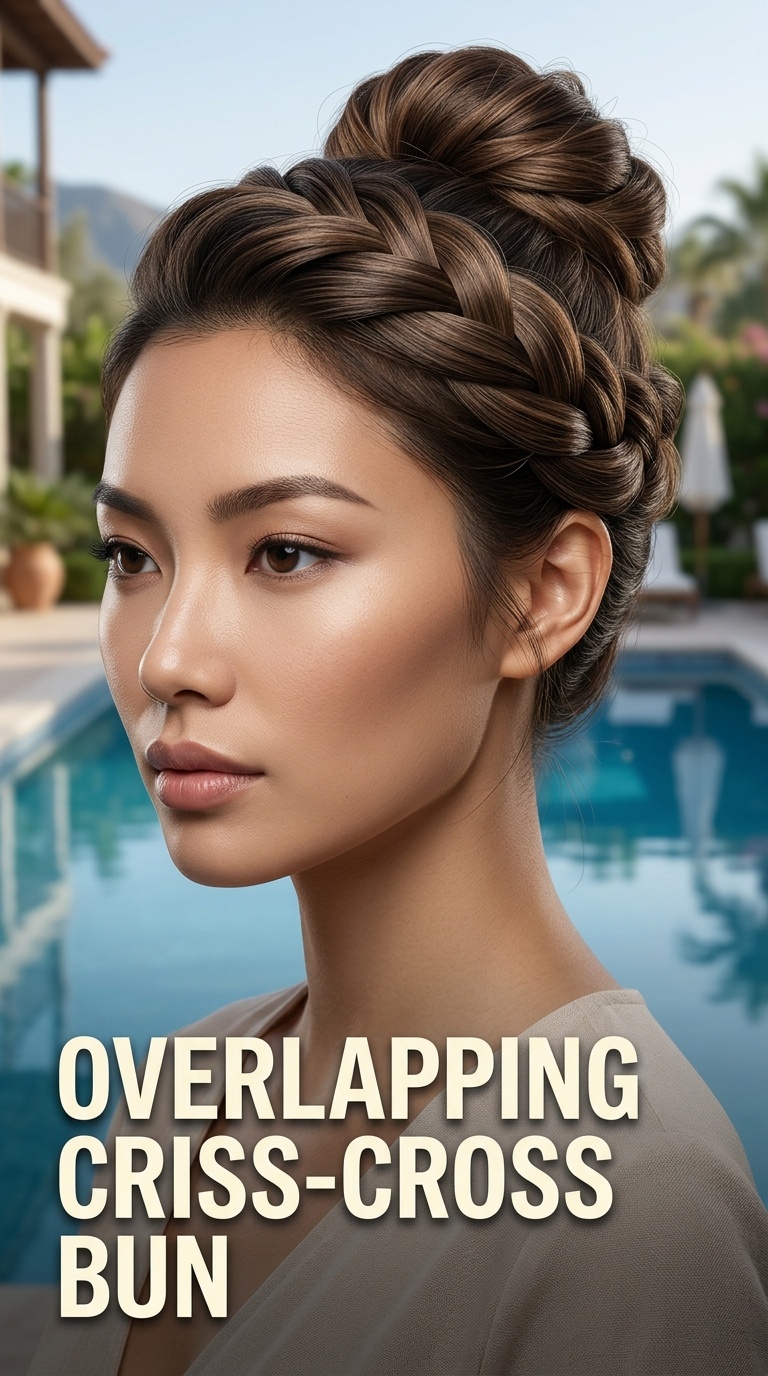 Overlapping Criss-Cross Bun