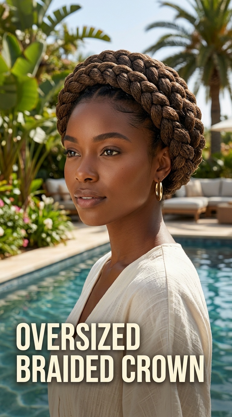 Oversized Braided Crown