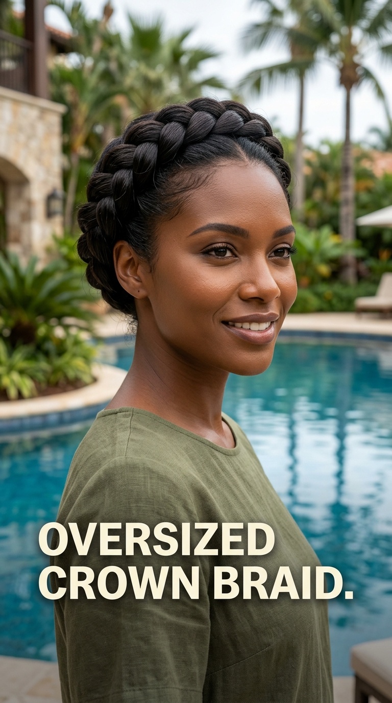 Oversized Crown Braid