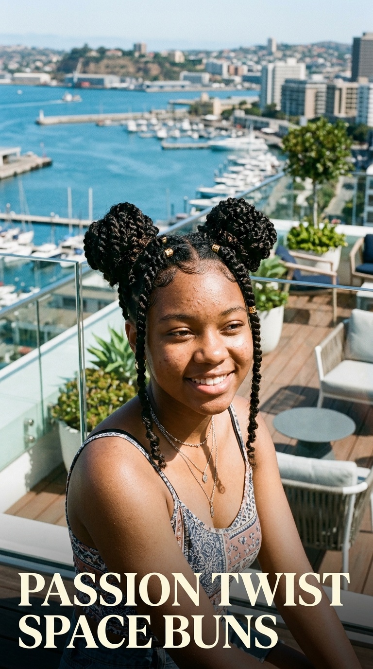 Passion Twist Space Buns