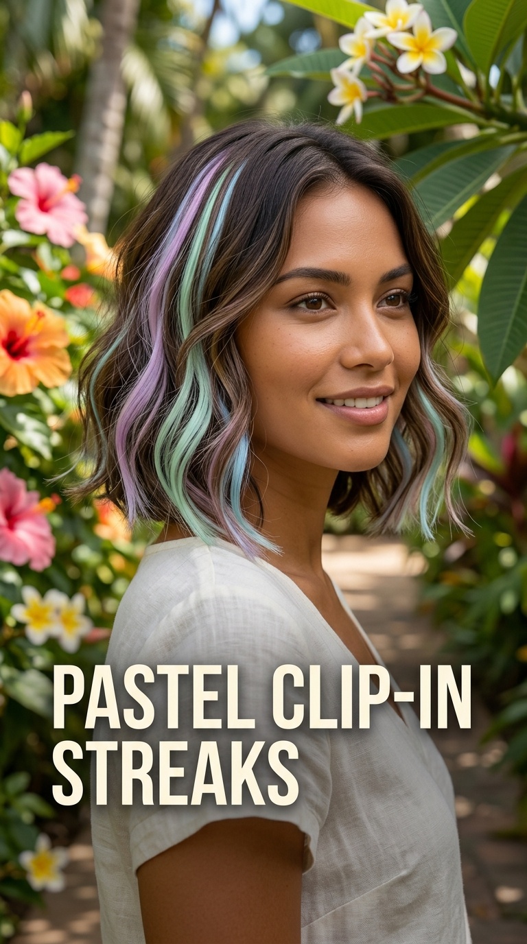 Pastel Clip-In Streaks