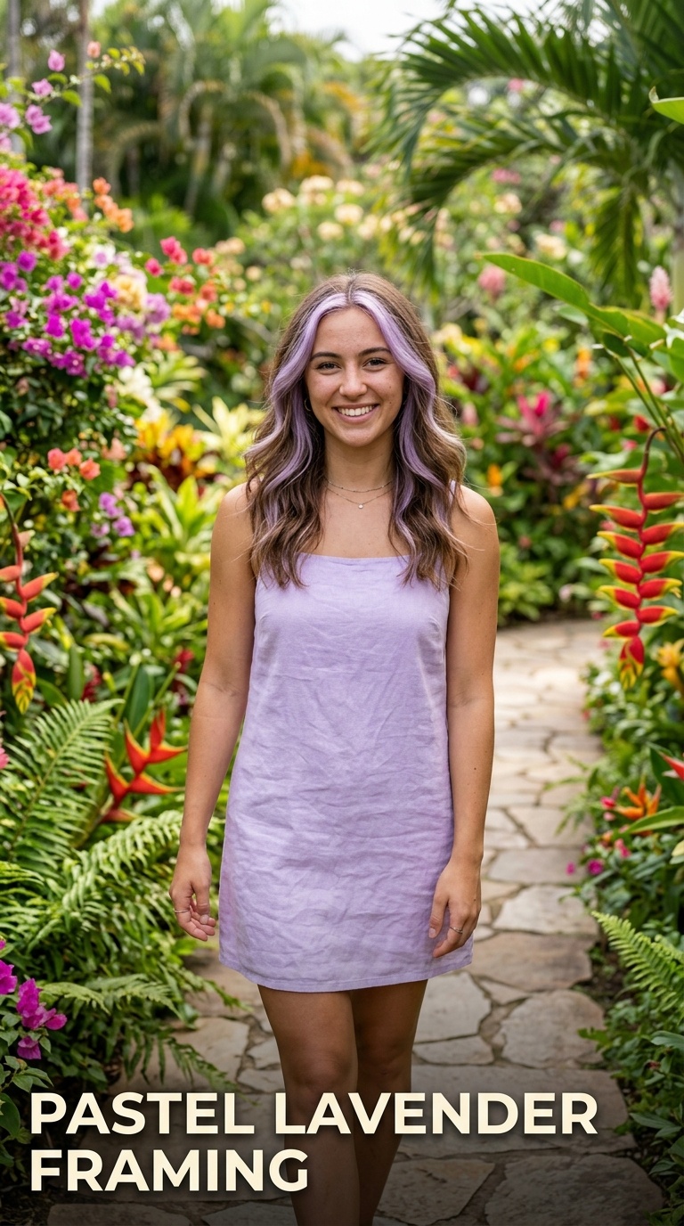 Pastel Lavender Framing