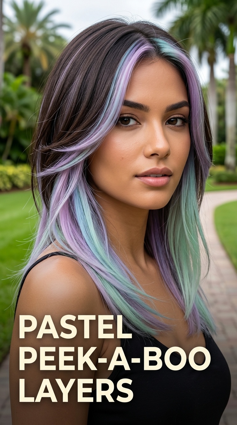 Pastel Peek-a-Boo Layers