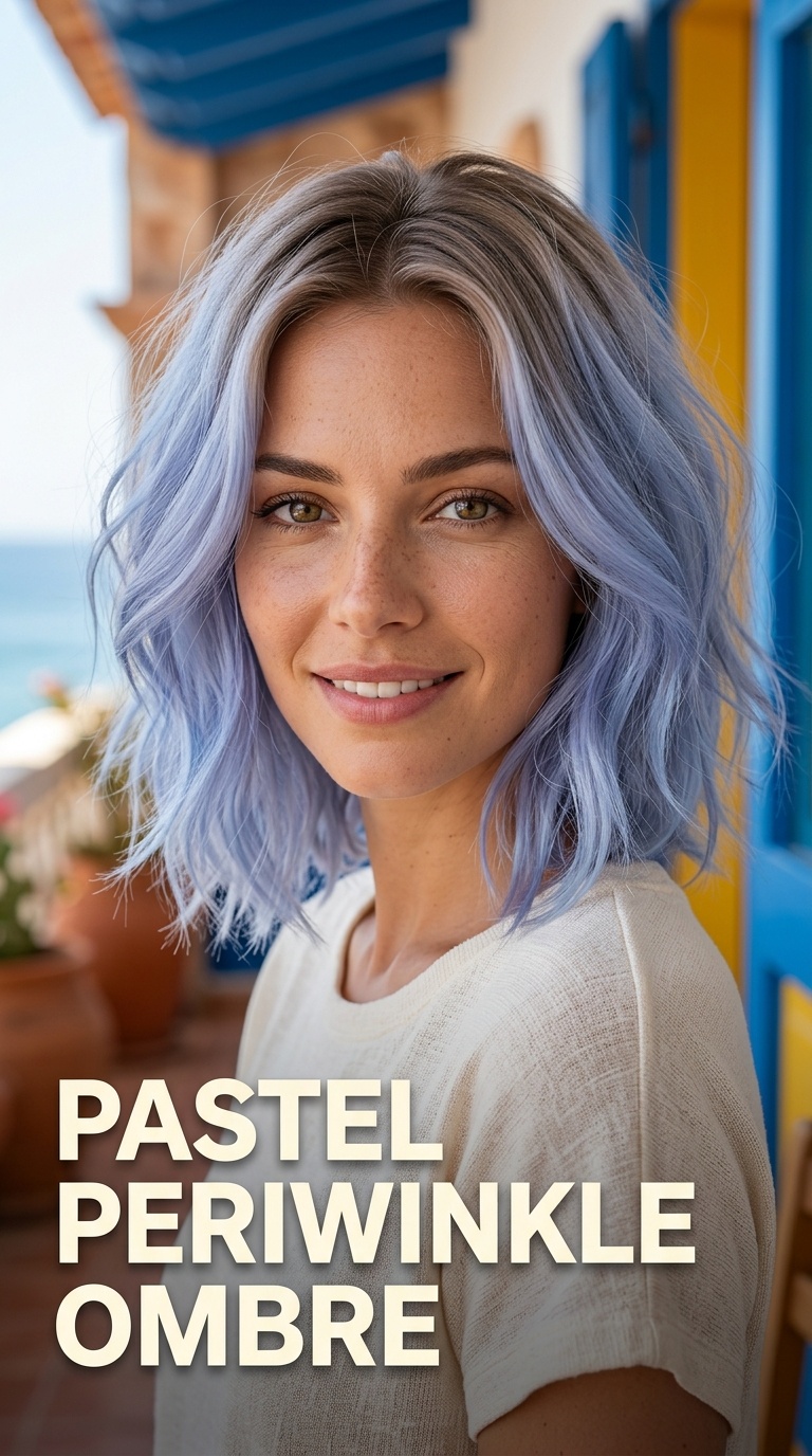 Pastel Periwinkle Ombre
