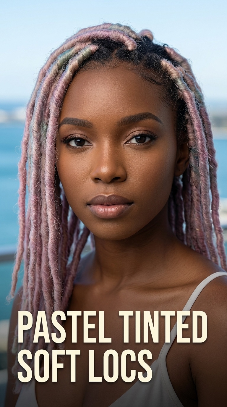 Pastel Tinted Soft Locs