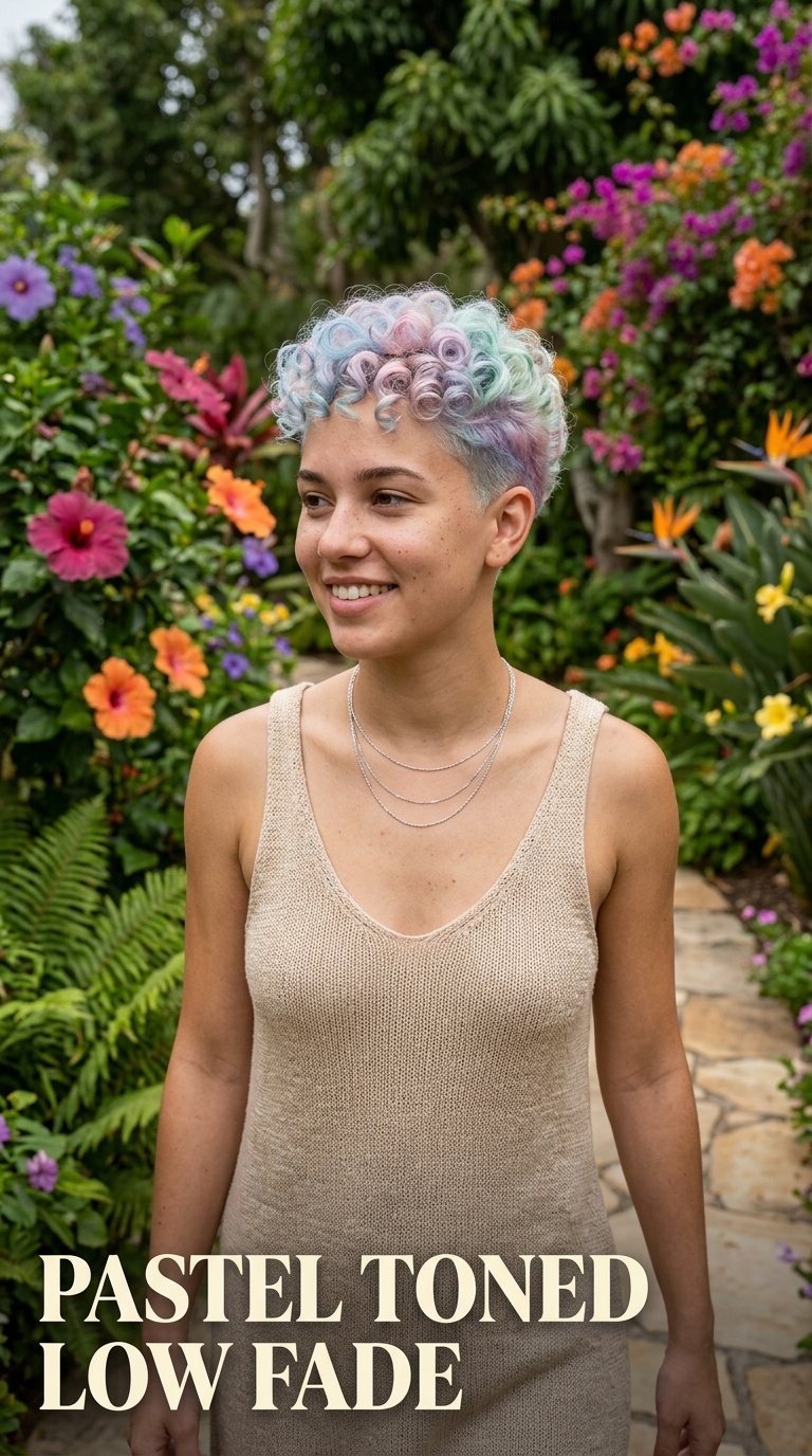 Pastel Toned Low Fade