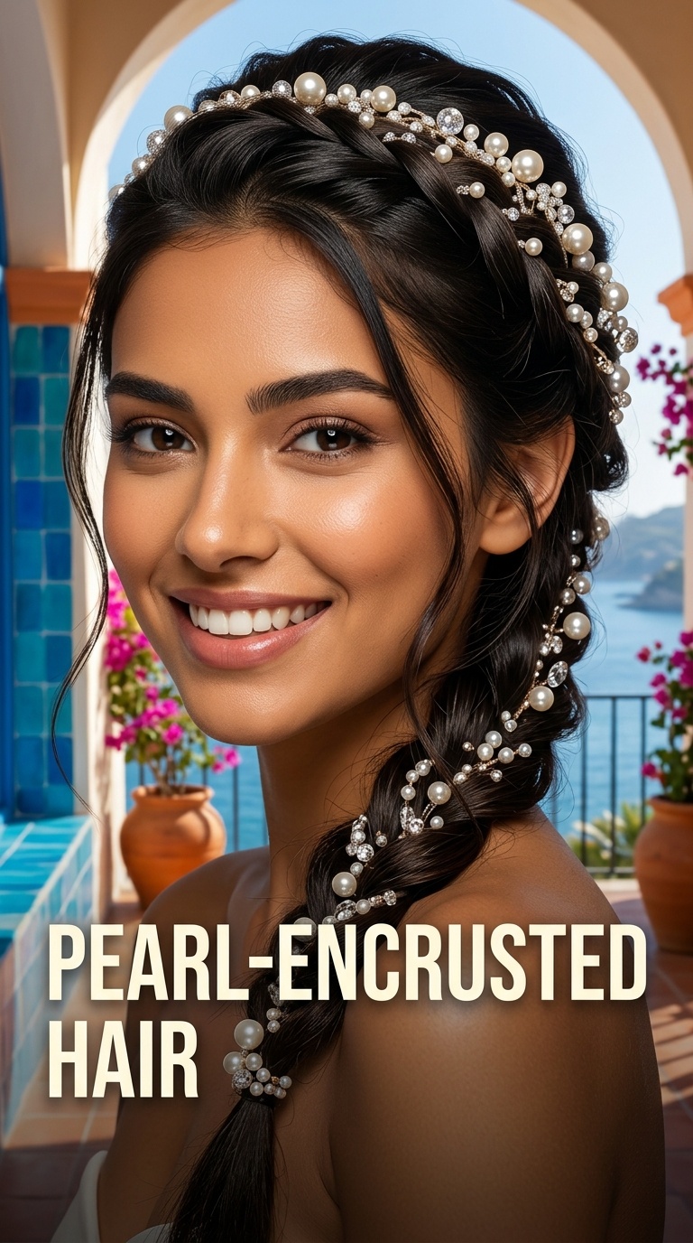 Pearl-Encrusted Hair