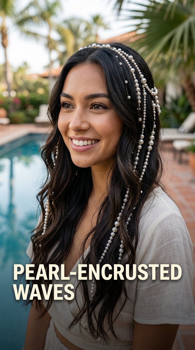 Pearl-Encrusted Waves