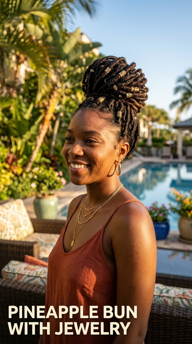 Pineapple Bun with Jewelry