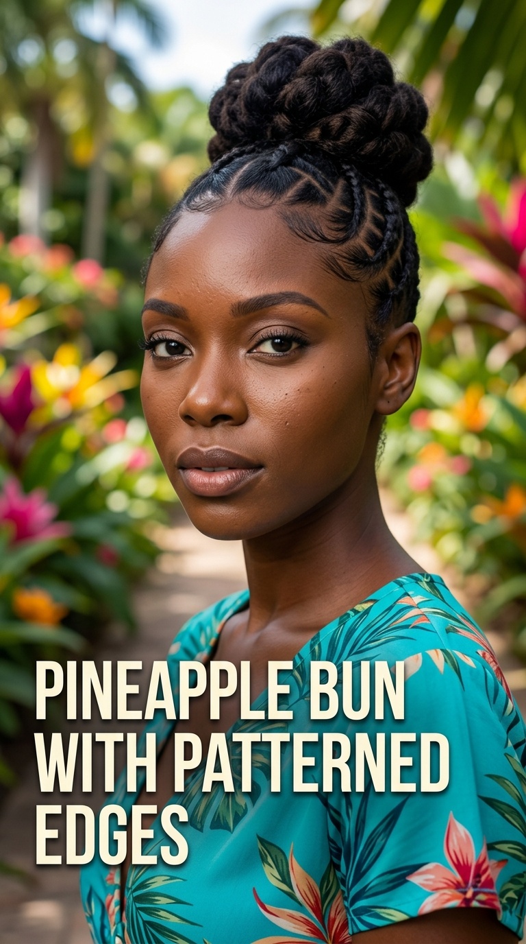 Pineapple Bun with Patterned Edges