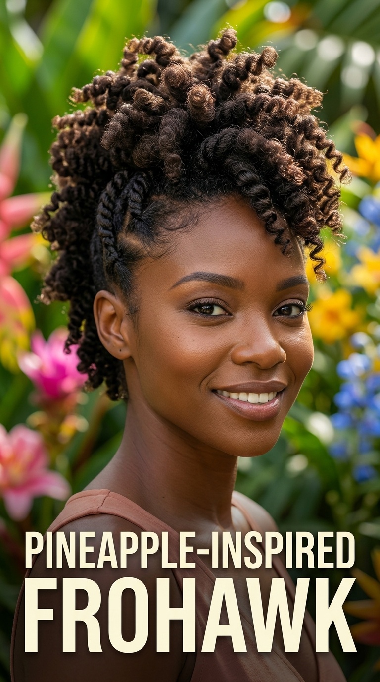 Pineapple-Inspired Frohawk