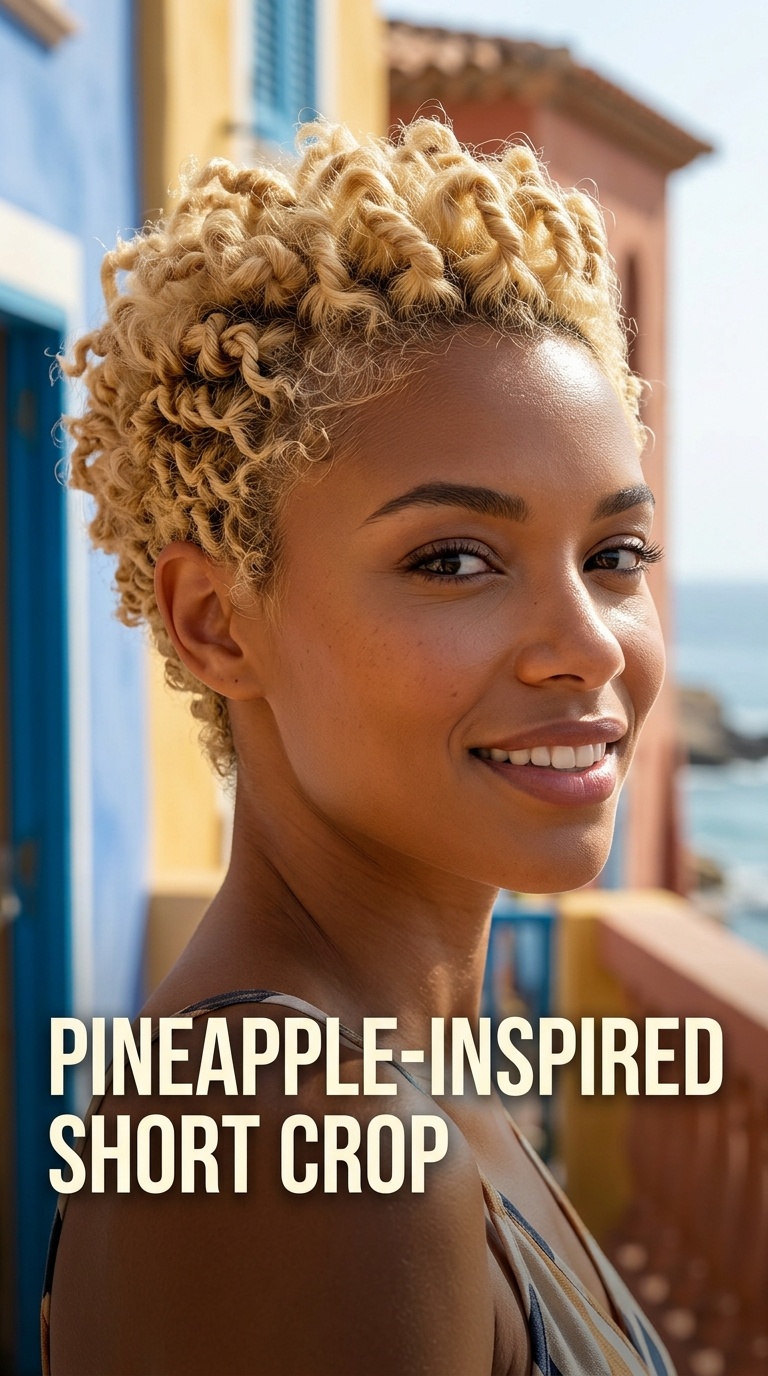 Pineapple-Inspired Short Crop