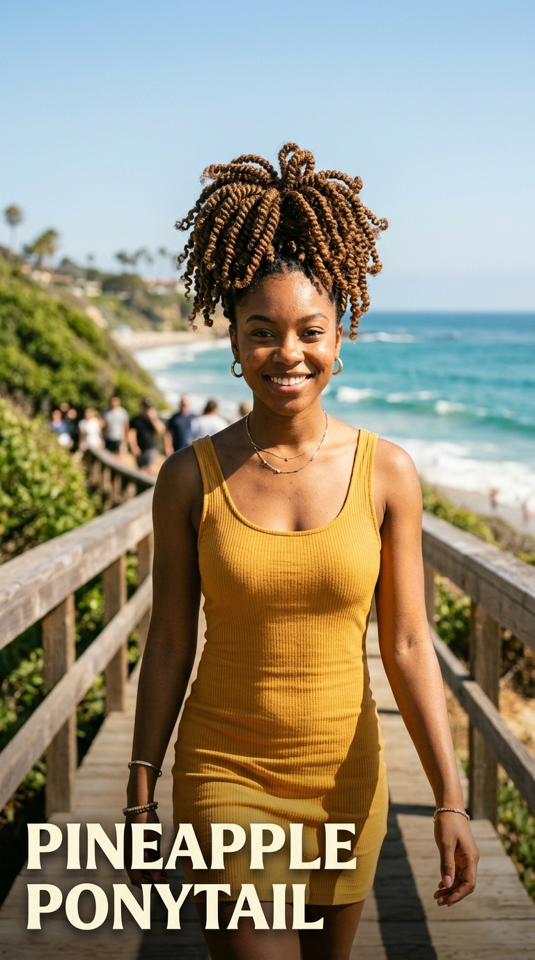Pineapple Ponytail