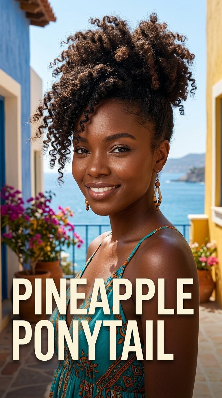 Pineapple Ponytail
