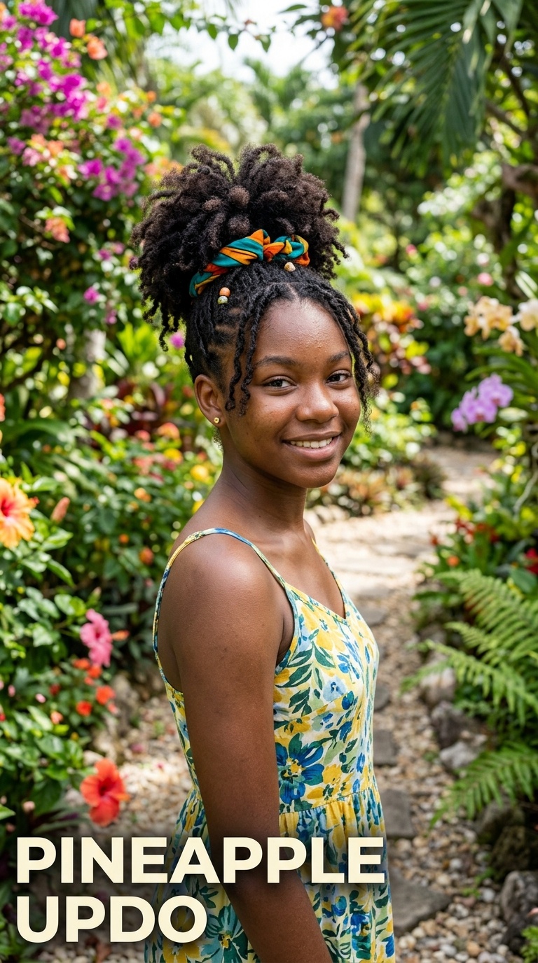Pineapple Updo