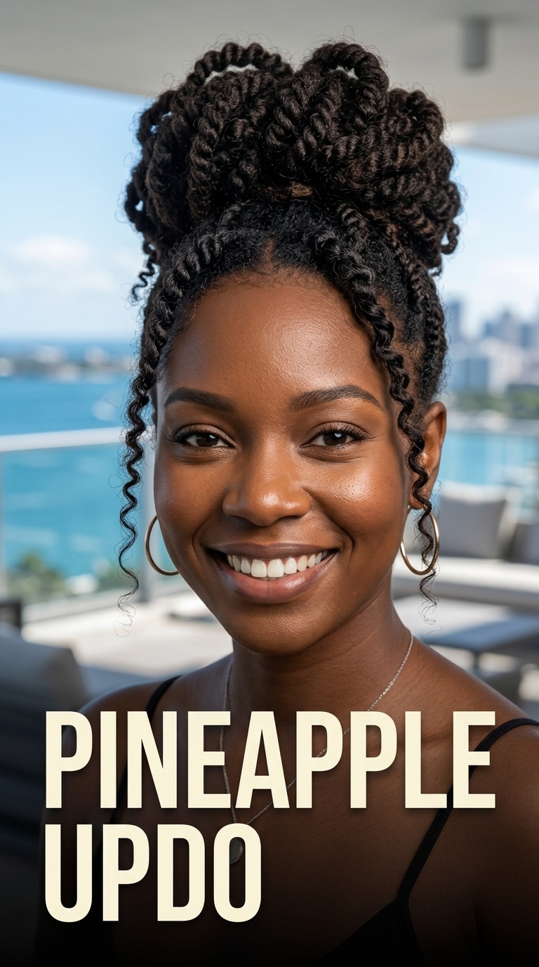 Pineapple Updo