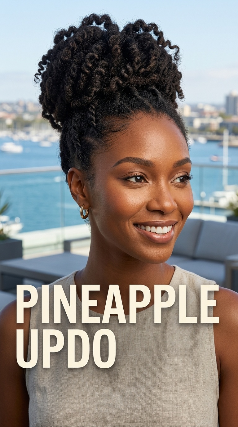 Pineapple Updo