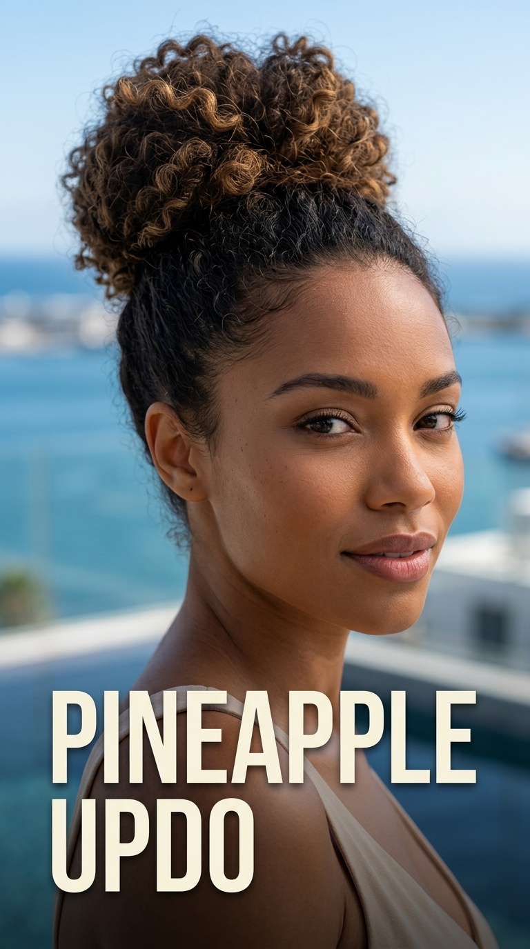 Pineapple Updo