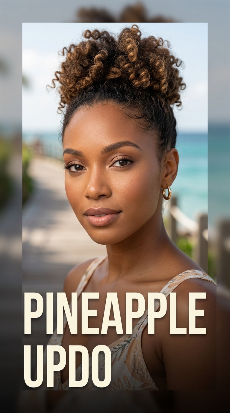 Pineapple Updo