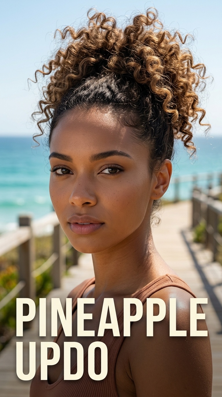 Pineapple Updo