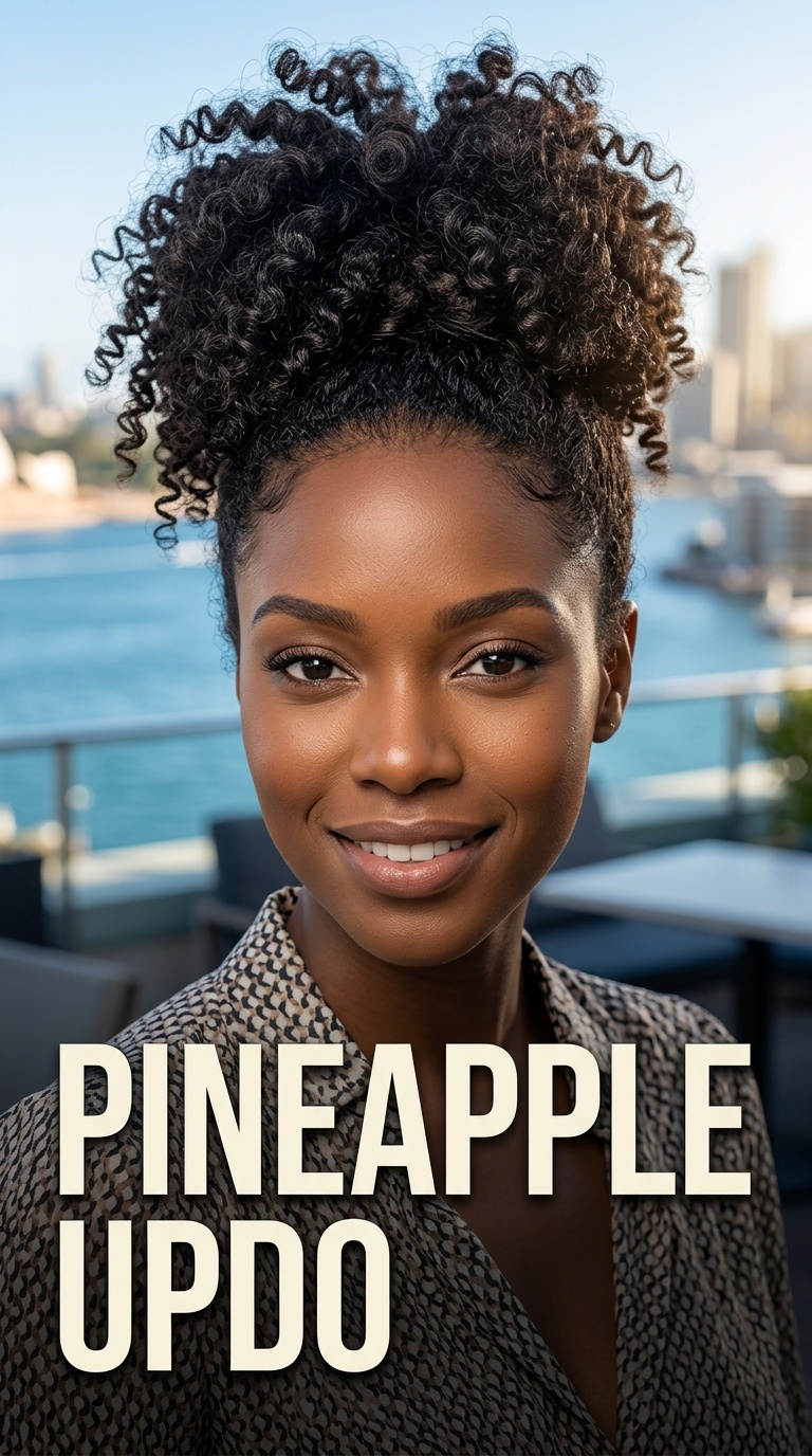Pineapple Updo