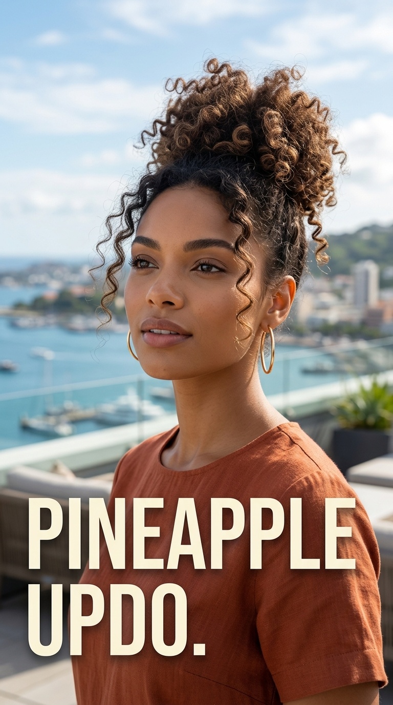 Pineapple Updo
