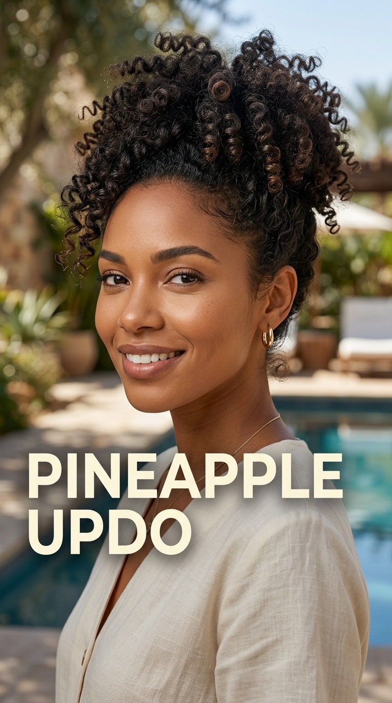 Pineapple Updo