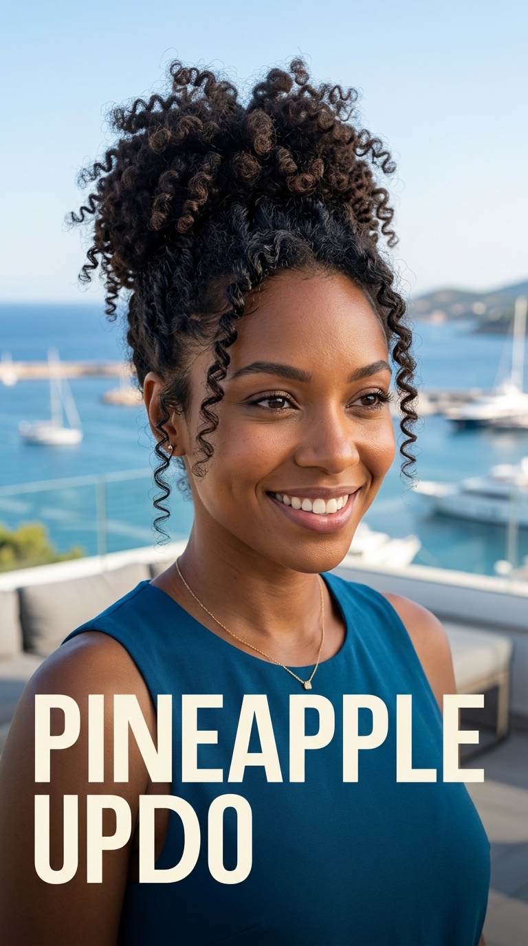 Pineapple Updo