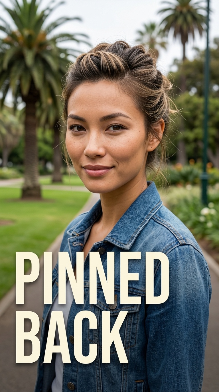 Pinned Back Fringe