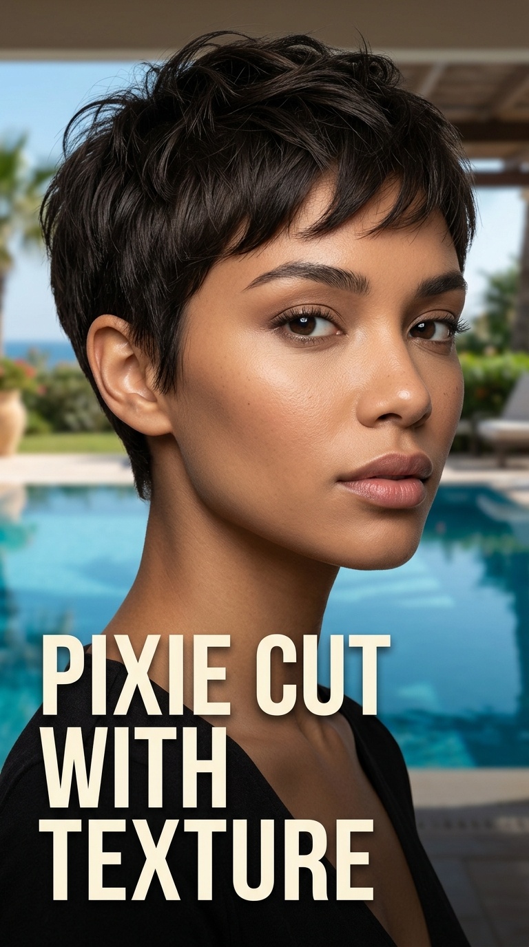Pixie Cut with Texture