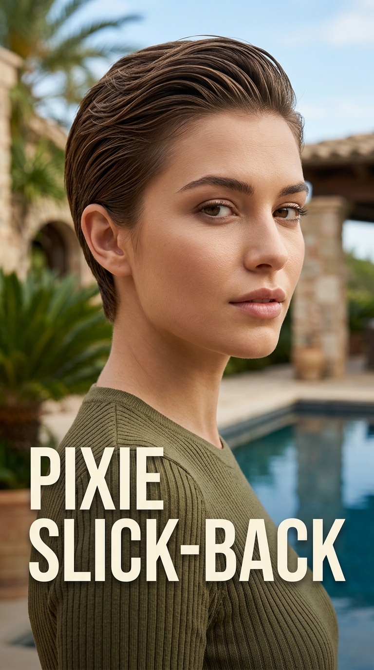 Pixie Slick-Back