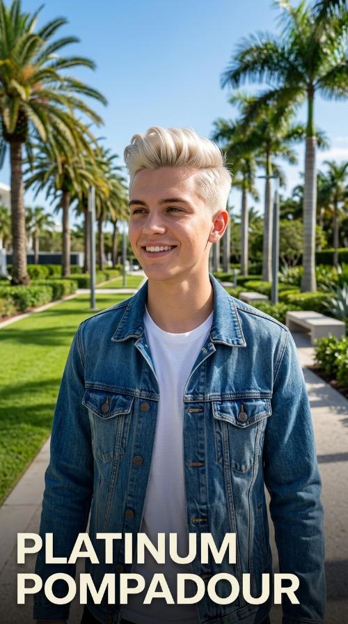Platinum Pompadour