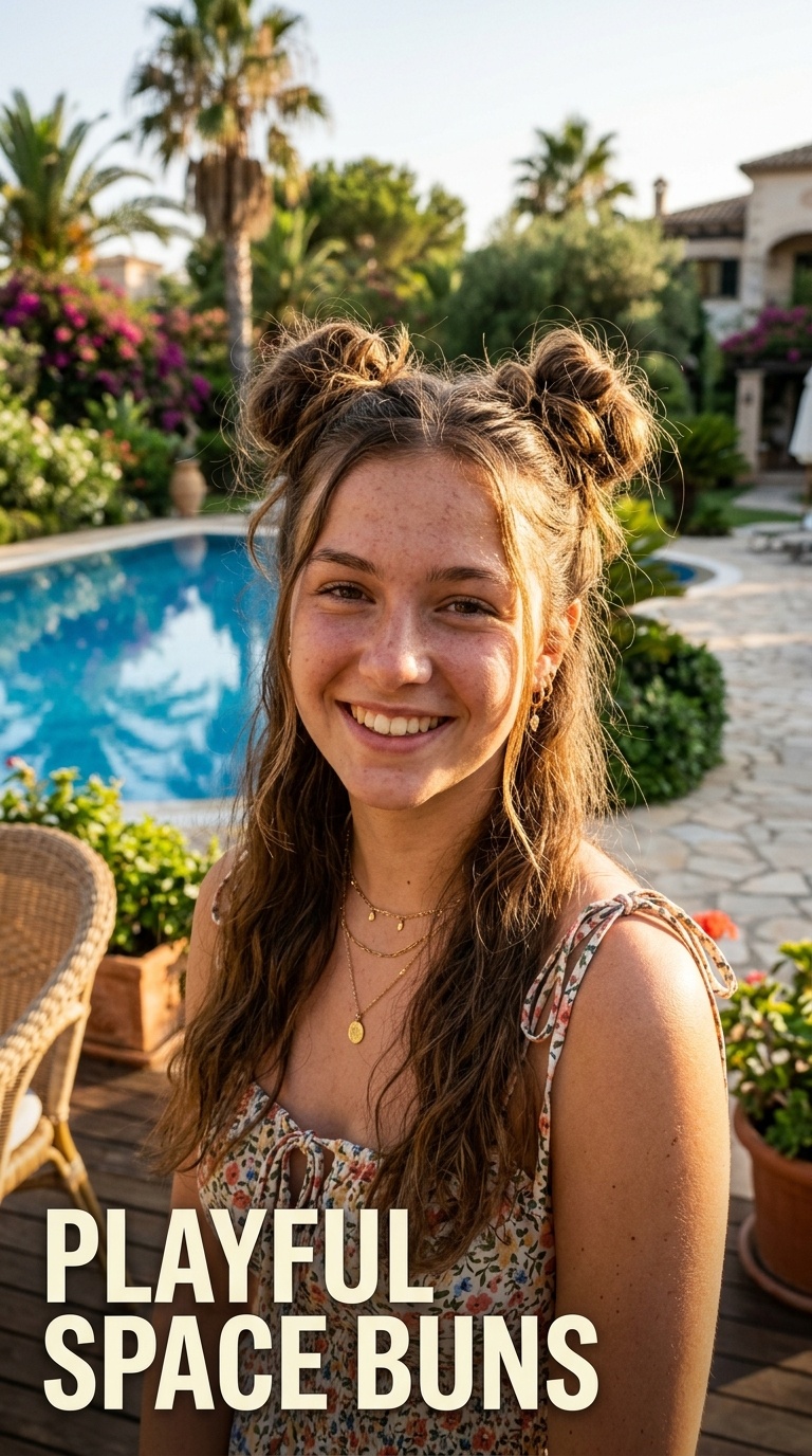 Playful Space Buns