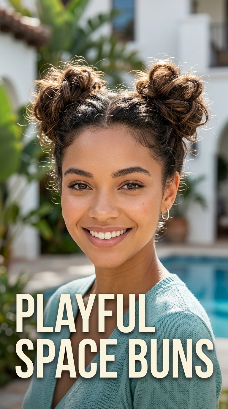Playful Space Buns