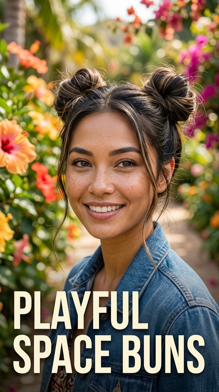 Playful Space Buns