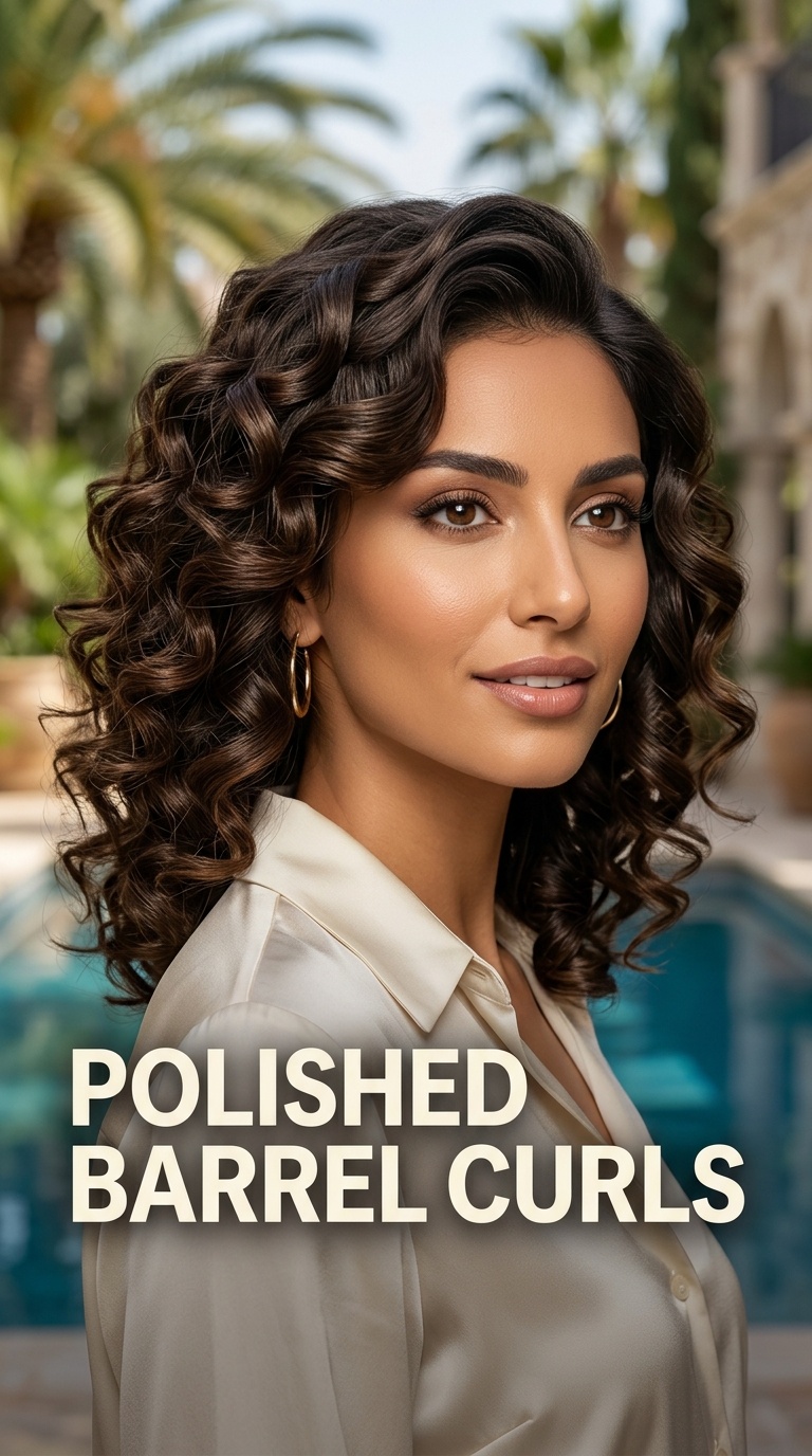 Polished Barrel Curls