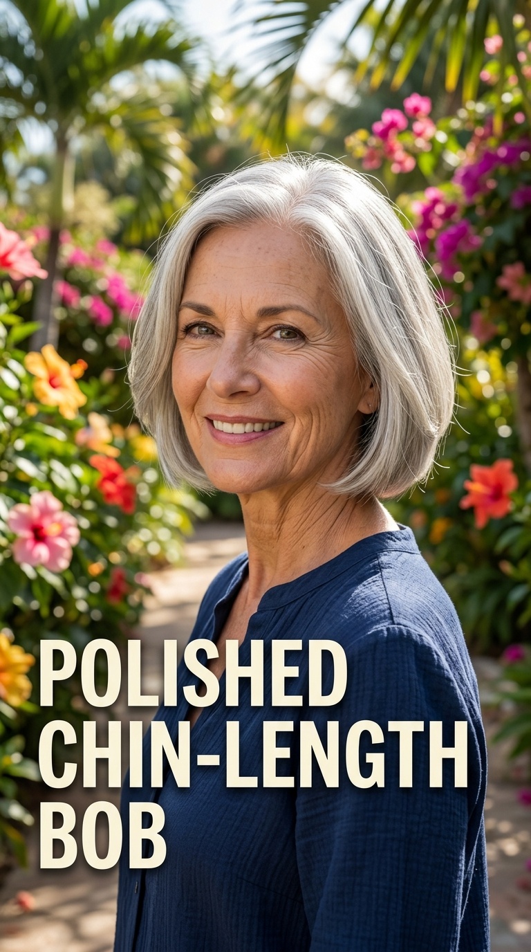 Polished Chin-Length Bob