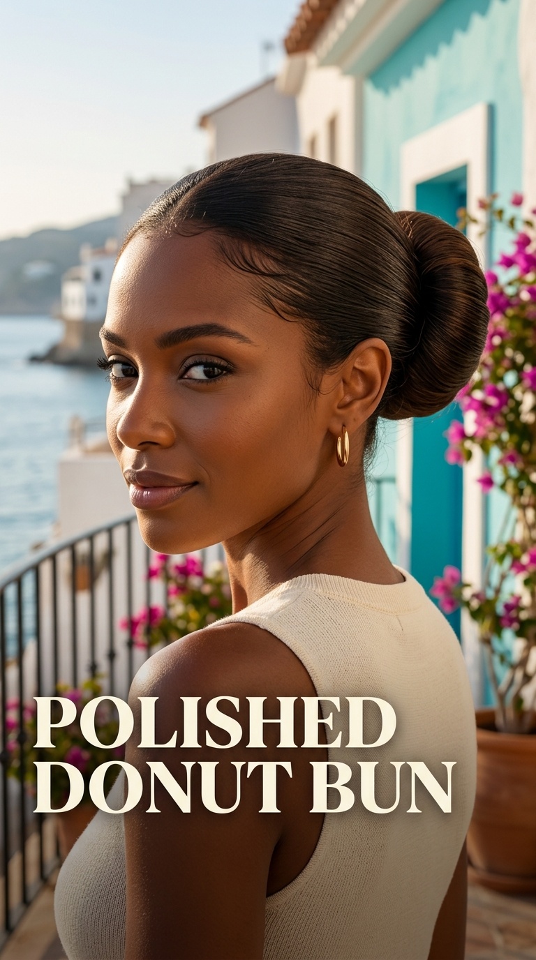 Polished Donut Bun