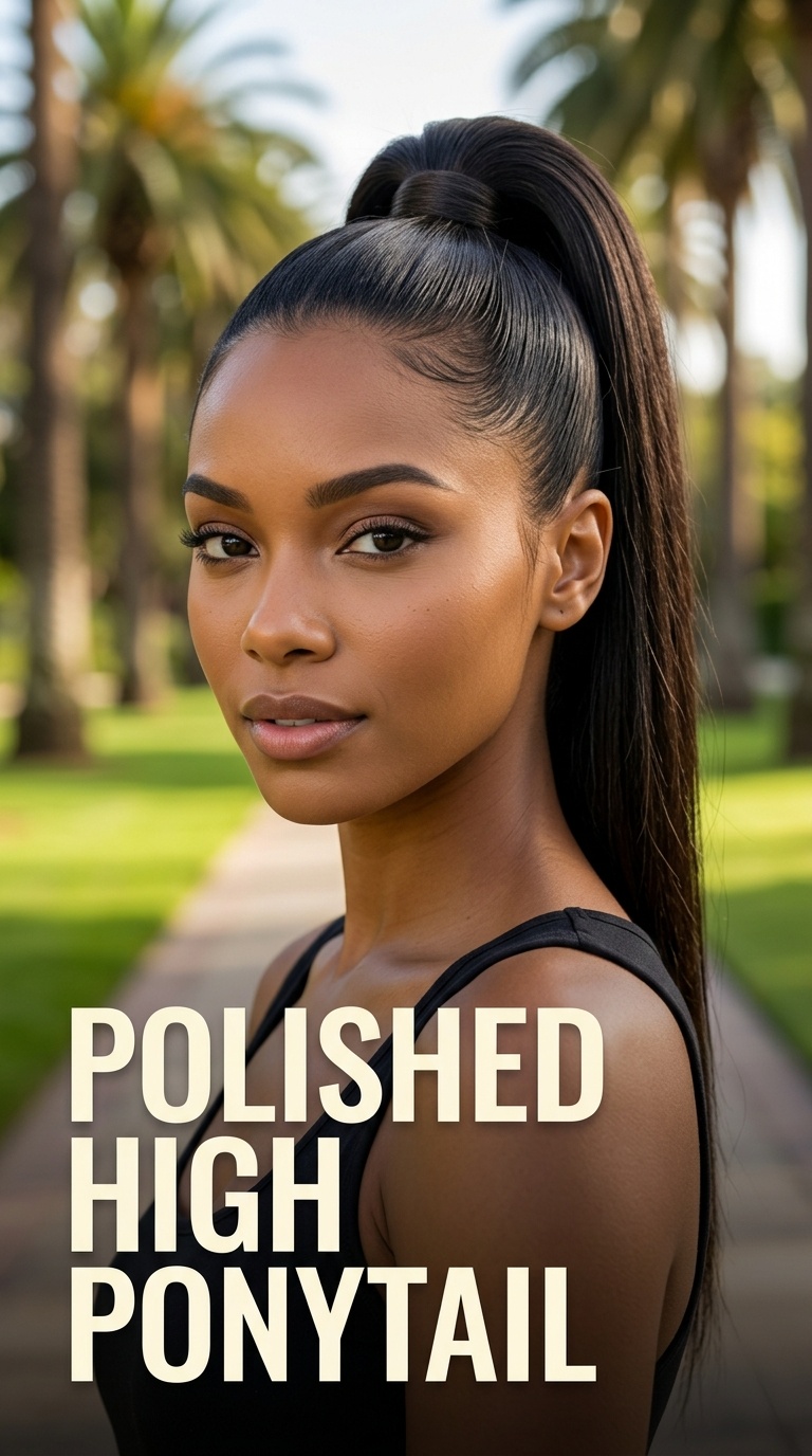 Polished High Ponytail